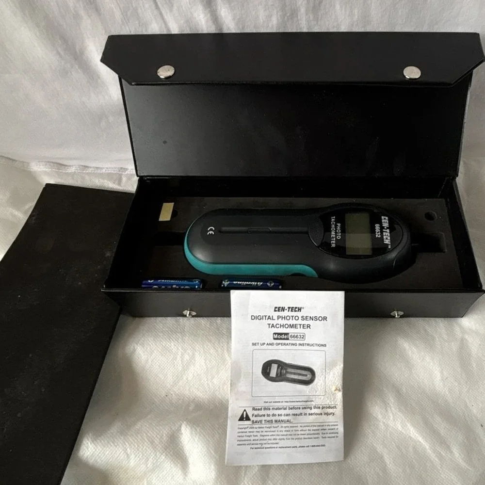 Cen-Tech Digital Photo Sensor Tachometer Model 66632